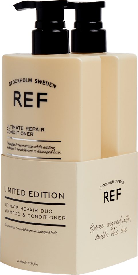 REF Haarelexier Ultimate repair duo shampoo + conditioner limited edition von REF