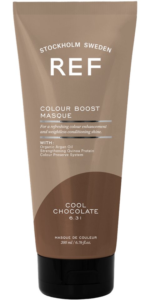 REF Haarfarbe REF Colour Boost Masque Cool Chocolate 200ml von REF