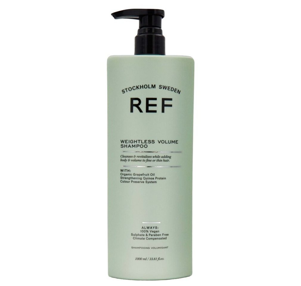 REF Haarshampoo Ref Weightless Volume Shampoo 1000ml Sulfatfreies Shampoo REF Haarshampoo Ref Weightless Volume Shampoo 1000ml Sulfatfreies Shampoo von REF
