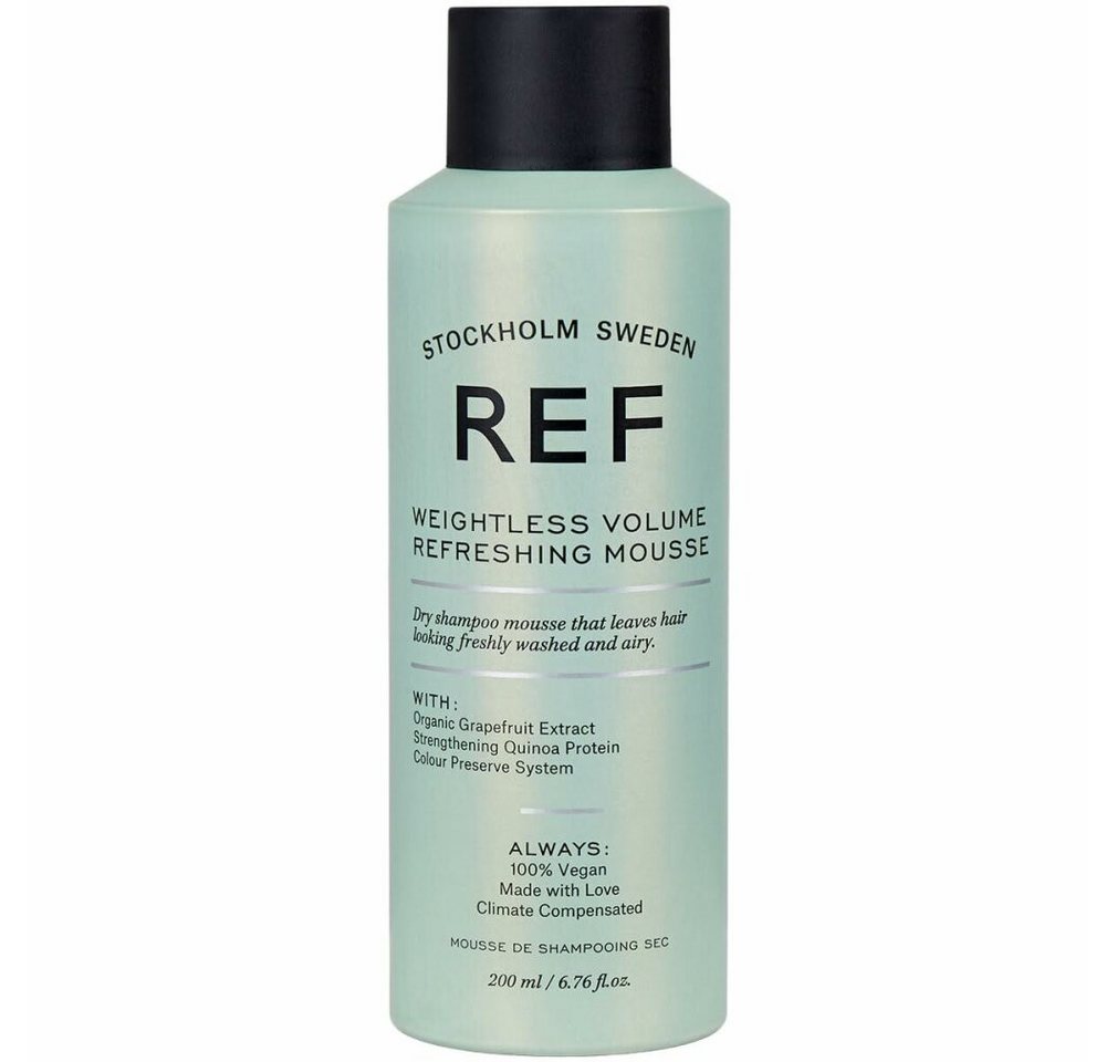 REF Rasierschaum WEIGHTLESS VOLUME Erfrischungsschaum 200 ml von REF
