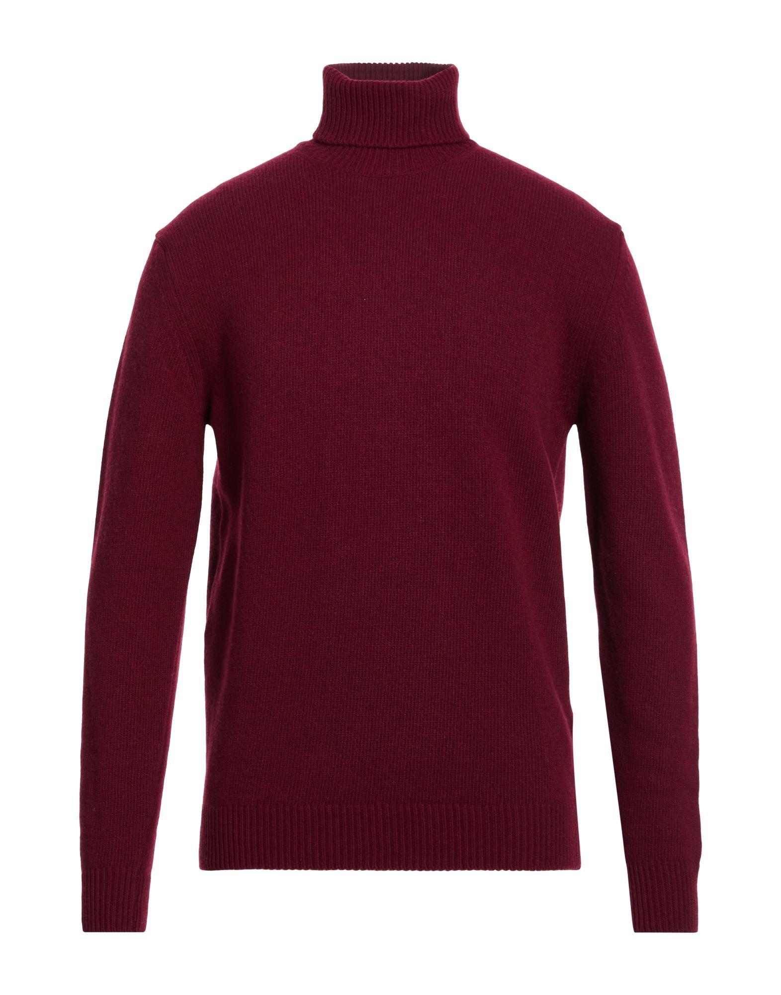 REFABRICS Rollkragenpullover Herren Bordeaux von REFABRICS