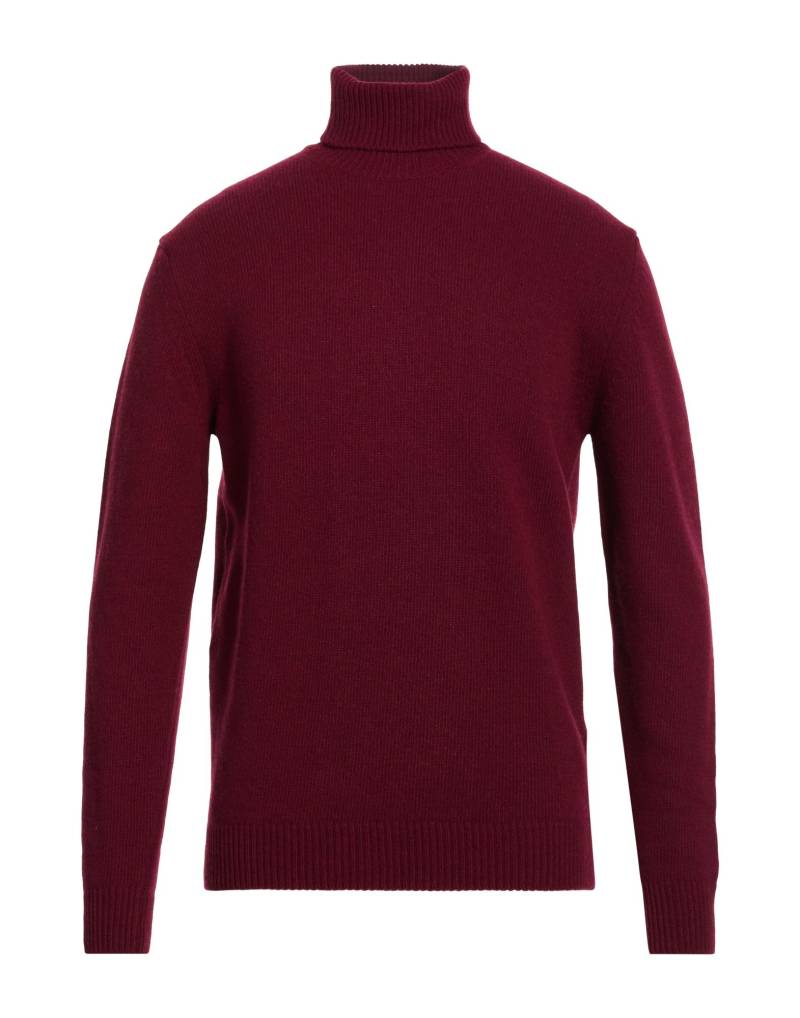 REFABRICS Rollkragenpullover Herren Bordeaux von REFABRICS