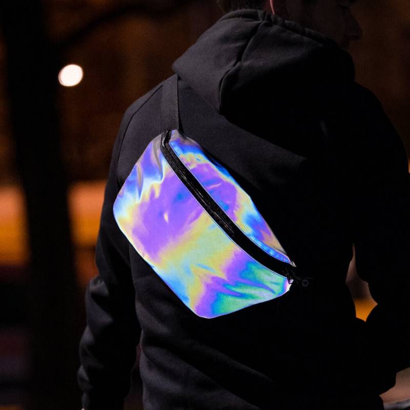 Rainbow Reflective Hip Bag - Pouch Xl von REFLECTIVEBERLIN