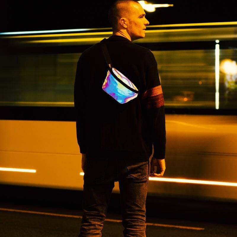 Rainbow Reflective Hip Bag - Pouch von REFLECTIVEBERLIN