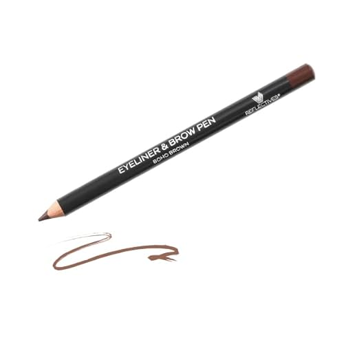 REFLECTIVES MINERAL EYELINER & BROW PEN Kajal- & Augenbrauenstift für natürliche Eyecatcher-Looks (Boho Brown) von REFLECTIVES reflective natural pigments