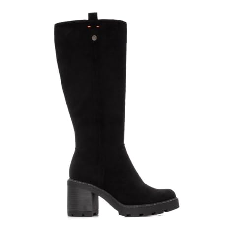 REFRESH - Bottes femme Damen Schwarz - Bequeme und vielseitige Schuhe - Casual Mode - Modell 17303303 (Größe 40) von REFRESH
