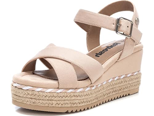 REFRESH Damen 170587 Keilsandale, beige, 39 EU von REFRESH