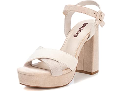 REFRESH Damen 170788 Sandale mit Absatz, beige, 40 EU von REFRESH