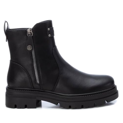 REFRESH Stiefelette mit runder Spitze schwarz von REFRESH