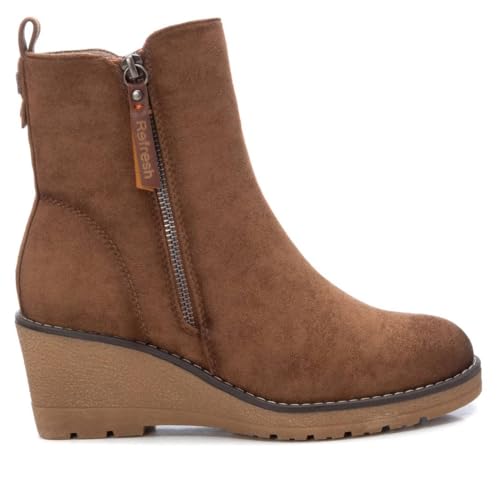REFRESH Damen 17100903 Stiefelette, Kamelbraun 10, 36 EU von REFRESH
