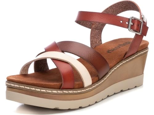 REFRESH Damen 171785 Sandale, Camel, 39 EU von REFRESH