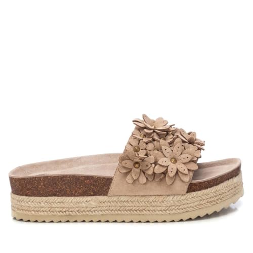 REFRESH - Sandalen Damen Beige - Bequeme und vielseitige Schuhe - Casual Mode - Modell 17246202 (Größe 39) von REFRESH