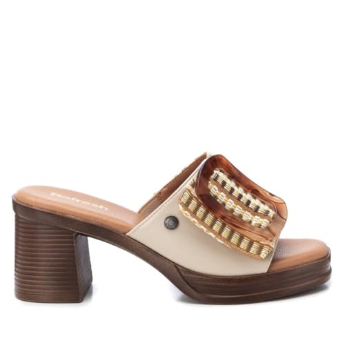 REFRESH - Sandalen Damen Beige - Bequeme und vielseitige Schuhe - Casual Mode - Modell 17252201 (Größe 39) von REFRESH