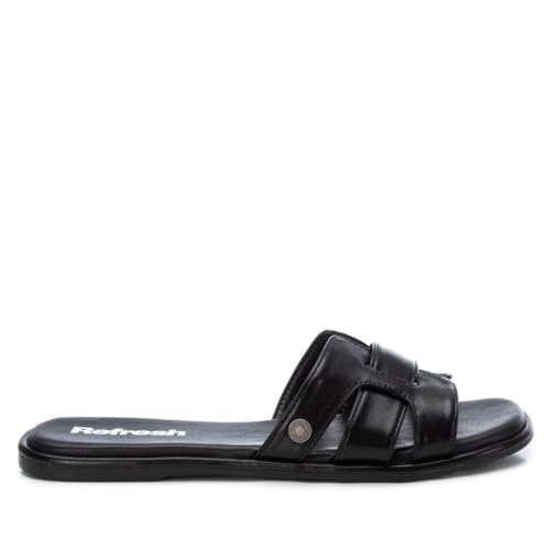 REFRESH - Sandalen Damen Schwarz - Bequeme und vielseitige Schuhe - Casual Mode - Modell 17255301 (Größe 41) von REFRESH