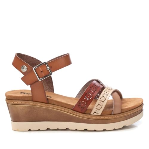 REFRESH Damen 172682 Sandale, Camel, 39 EU REFRESH Damen 172682 Sandale, Camel, 39 EU von REFRESH