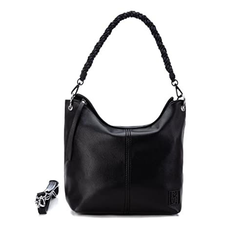 REFRESH Damen 183136 Schultertasche, Schwarz von REFRESH