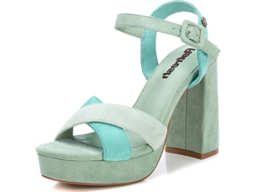 REFRESH - Damen-Sandalen mit Schnallenverschluss, Farbe: Braun, Größe: 40, Aqua, 35 EU von REFRESH