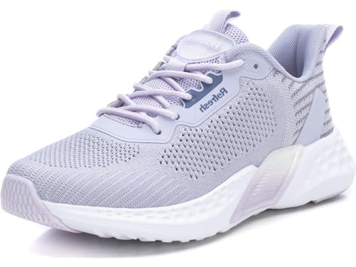 REFRESH - Damen-Sneaker mit Kordelzug, Farbe: Weiß, Größe: 37, Lila, 38 EU von REFRESH