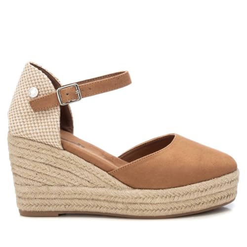 REFRESH - Espadrilles Damen Kamel - Bequeme und vielseitige Schuhe - Casual Mode - Modell 17264403 (Größe 40) von REFRESH