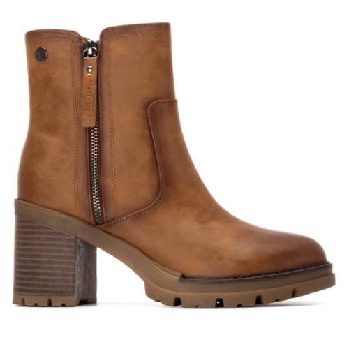 REFRESH - Freizeitstiefeletten Damen Kamel - Bequeme und vielseitige Schuhe - Casual Mode - Modell 17297001 (Größe 36) von REFRESH