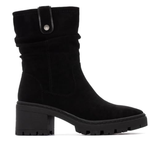 REFRESH - Freizeitstiefeletten Damen Schwarz - Bequeme und vielseitige Schuhe - Casual Mode - Modell 17302103 (Größe 38) von REFRESH