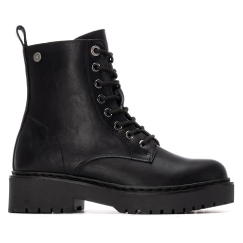 REFRESH - Freizeitstiefeletten Damen Schwarz - Bequeme und vielseitige Schuhe - Casual Mode - Modell 17308101 (Größe 39) von REFRESH