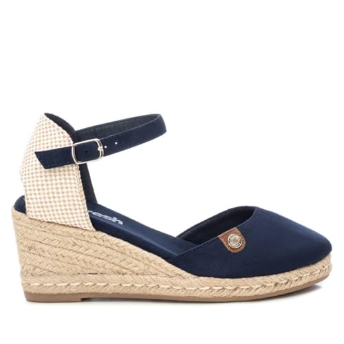 REFRESH - Keilsandalen Damen Marineblau - Bequeme und vielseitige Schuhe - Casual Mode - Modell 17188208 (Größe 37) von REFRESH