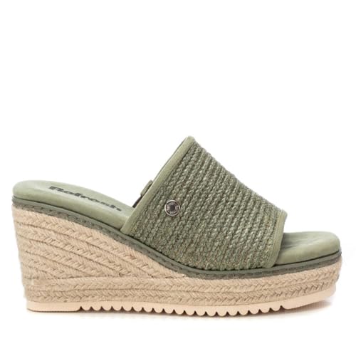 REFRESH - Sandalen Damen Khaki - Bequeme und vielseitige Schuhe - Casual Mode - Modell 17264901 (Größe 40) von REFRESH