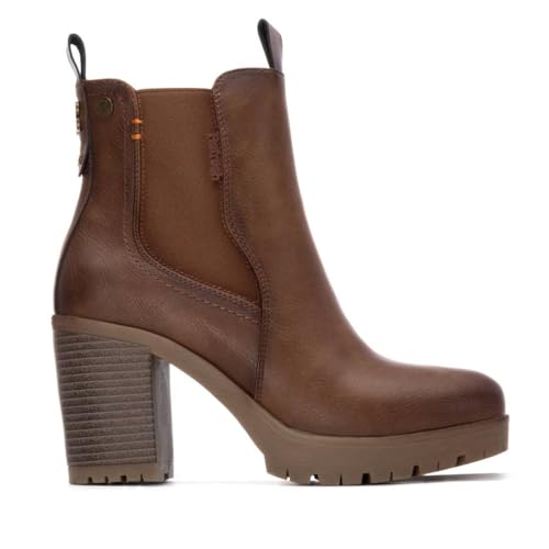 REFRESH - Shelsea Boots Damen Kamel - Bequeme und vielseitige Schuhe - Casual Mode - Modell 17320002 (Größe 38) von REFRESH