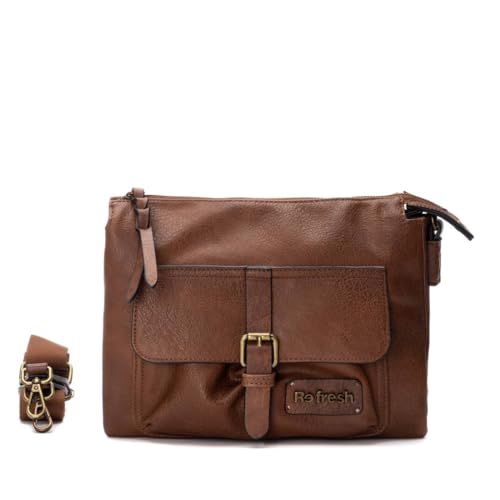 REFRESH - Umhängetasche Damen Kamel - Modernes und praktisches Design - Ideal für jede Gelegenheit - Modell 18331904 von REFRESH