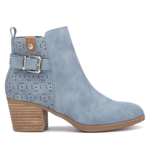 REFRESH - Freizeitstiefeletten Damen Jeansblau - Bequeme und vielseitige Schuhe - Casual Mode - Modell 17262303 (Größe 39) von REFRESH
