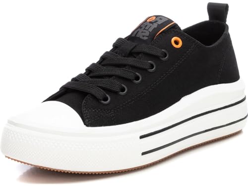 Refresh Damen 171930 Sneaker, schwarz/weiß, 40 EU von REFRESH