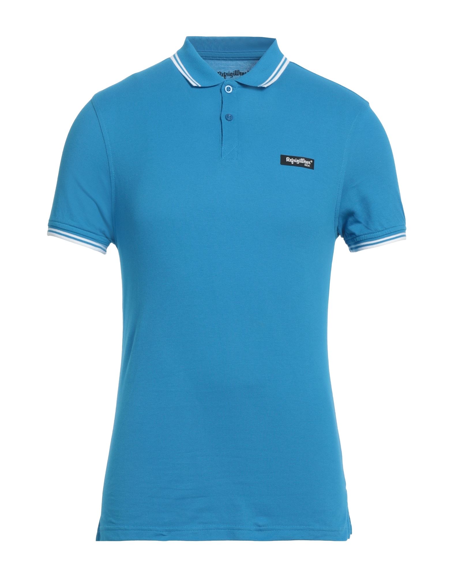 REFRIGIWEAR Poloshirt Herren Azurblau von REFRIGIWEAR