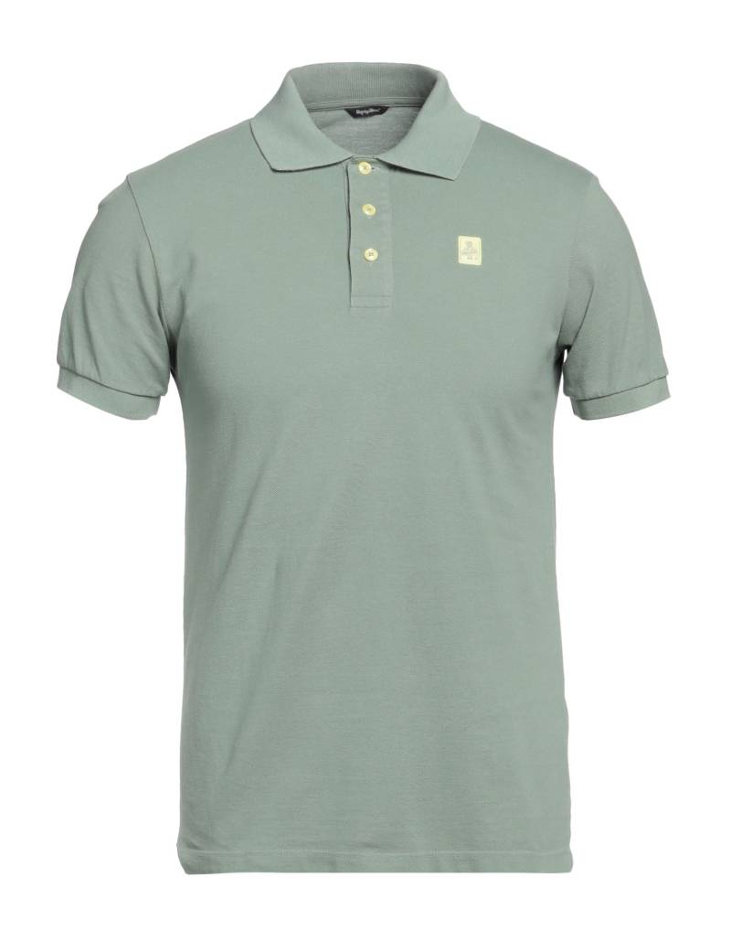 REFRIGIWEAR Poloshirt Herren Salbeigrün von REFRIGIWEAR