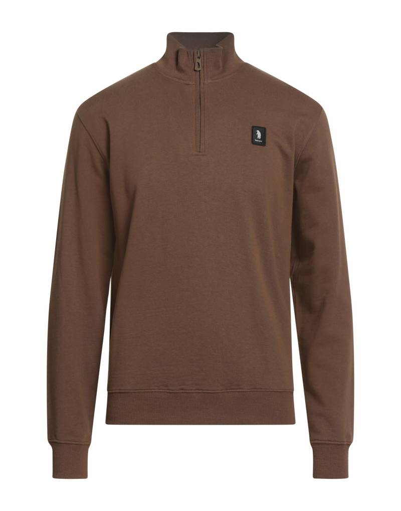 REFRIGUE Sweatshirt Herren Braun von REFRIGUE