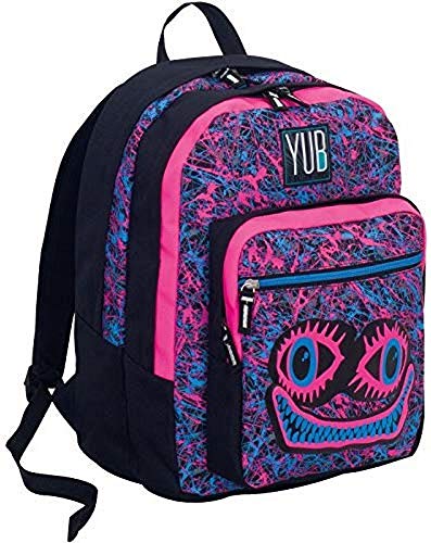 Seven Schulrucksack Yub Big Plus mit wasserdichter Kapuze 2018 + gratis Glitzerstift + Lesezeichen, mehrfarbig von REGALIDEA