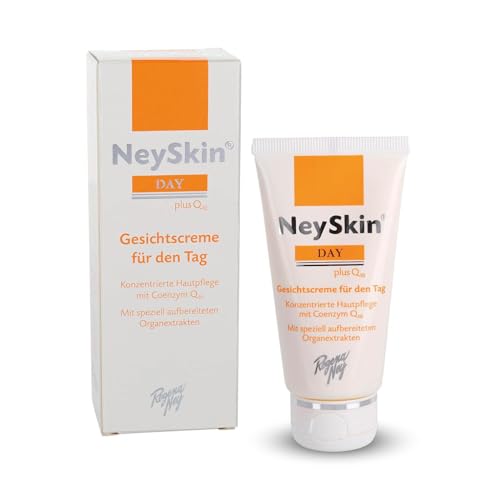 NeySkin DAY Tagescreme - Feuchtigkeitsspendende Gesichtscreme für den Tag, mit Organextrakt, Coenzym Q10 und Sheabutter, für Frauen und Männer, parabenfrei, aus deutscher Herstellung, 50 ml NeySkin DAY Tagescreme - Feuchtigkeitsspendende Gesichtscreme für den Tag, mit Organextrakt, Coenzym Q10 und Sheabutter, für Frauen und Männer, parabenfrei, aus deutscher Herstellung, 50 ml von NEYSKIN