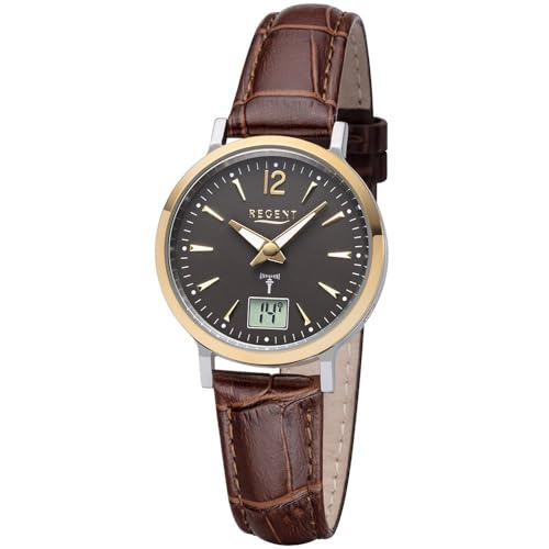 Damen Funkuhr 30mm Regent BA-408 von REGENT