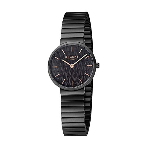 Modische REGENT Damen-Zugbanduhr BA-584 von REGENT