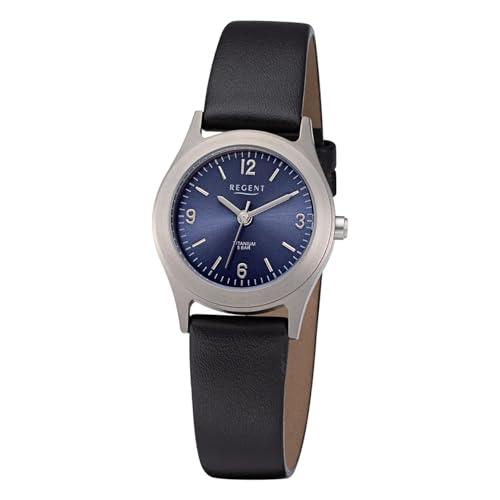 REGENT Damen Armbanduhr Analog Lederarmband schwarz URF1439 Analoguhr REGENT Damen Armbanduhr Analog Lederarmband schwarz URF1439 Analoguhr von REGENT