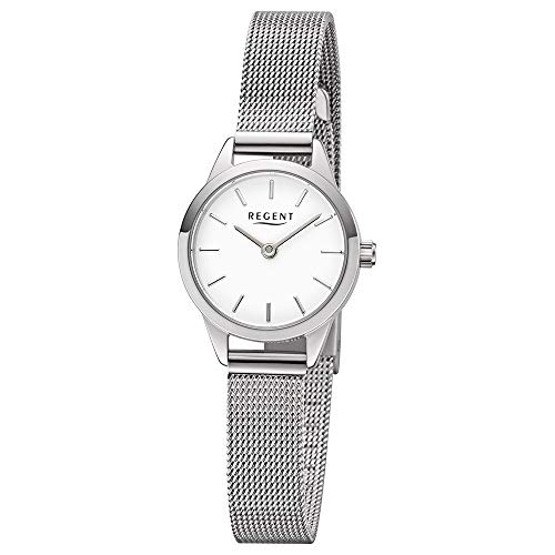 REGENT Damen-Armbanduhr Edelstahl analog Quarz Edelstahlband F-1165 von REGENT