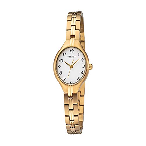 Regent Damen Analog Quarz Uhr mit Titan Armband 12290479 von REGENT