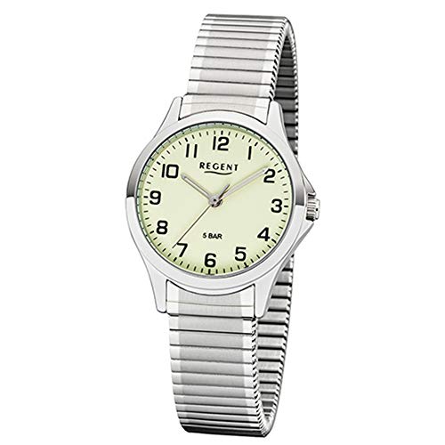 Regent Damen Analog Miyota 2035 Uhr mit Edelstahl Armband 12310164 von REGENT