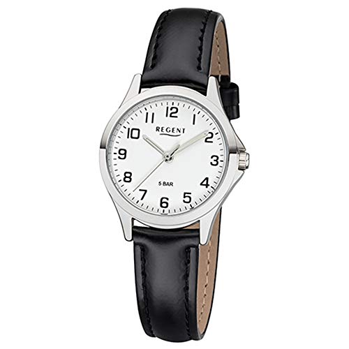 Regent Damen Analog Miyota 2035 Uhr mit Kunstleder Armband 12111162 von REGENT