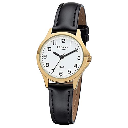 Regent Damen Analog Miyota 2035 Uhr mit Kunstleder Armband 12100664 von REGENT