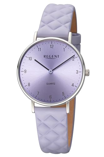 REGENT Damen-Quarzuhr Fliederfarben BA-852 von REGENT