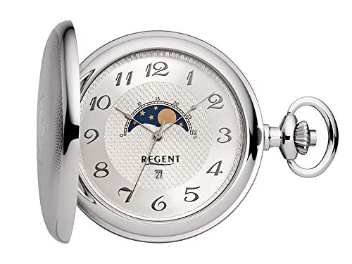 REGENT Taschenuhr analog Quarz P-160 von REGENT