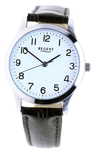Regent 15657919 – Armbanduhr Herren, Lederband von REGENT