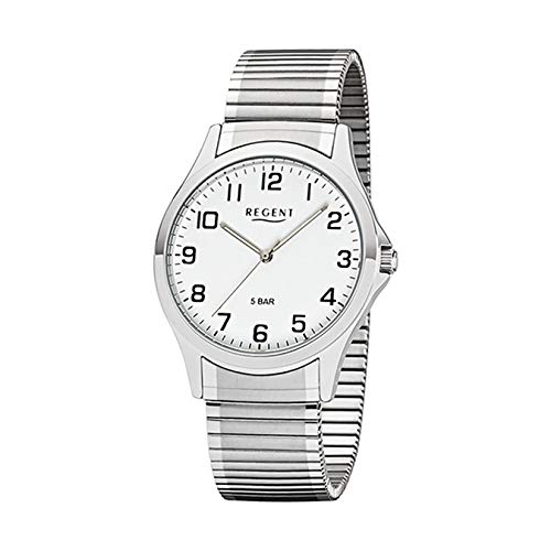 Regent Herren Analog Miyota 2035 Uhr mit Edelstahl Armband 11310061 von REGENT