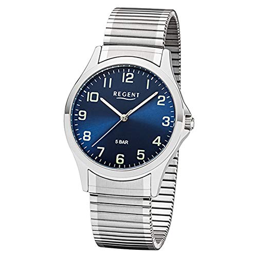 Regent Herren Analog Miyota 2035 Uhr mit Edelstahl Armband 11310062 von REGENT